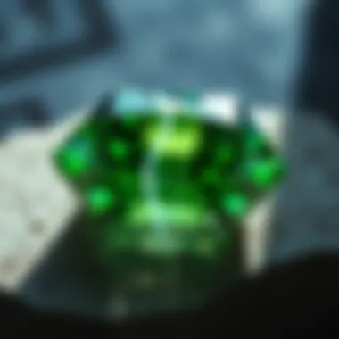 Magnificent The Intricacies of Green Crystal with White Lines Magnificent The Intricacies of Green Crystal with White Lines