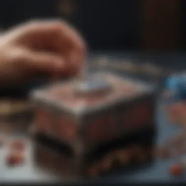 Elegant jewelry box showcasing valuable pieces