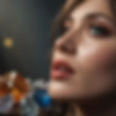 Understanding Color Grading Color grading scale with diamonds of different shades