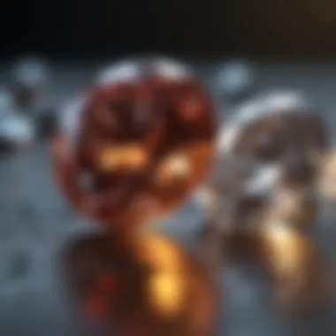 Tone and Saturation Comparison Comparison of diamonds highlighting tone and saturation