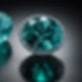 Vibrant Paraiba tourmaline gemstone showcasing its unique color