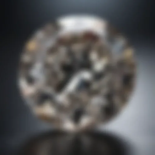 A stunning 1 carat diamond showcasing its brilliant cut and clarity