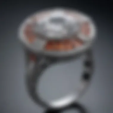 Art Deco Elegance: A Symbol of Timeless Fashion Art Deco style engagement ring featuring geometric patterns