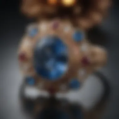 Victorian Splendor: A Gemstone Legacy Victorian ring with a vintage gemstone centerpiece