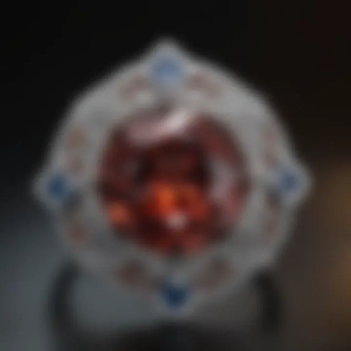 Elegant jewelry designs featuring diamonds