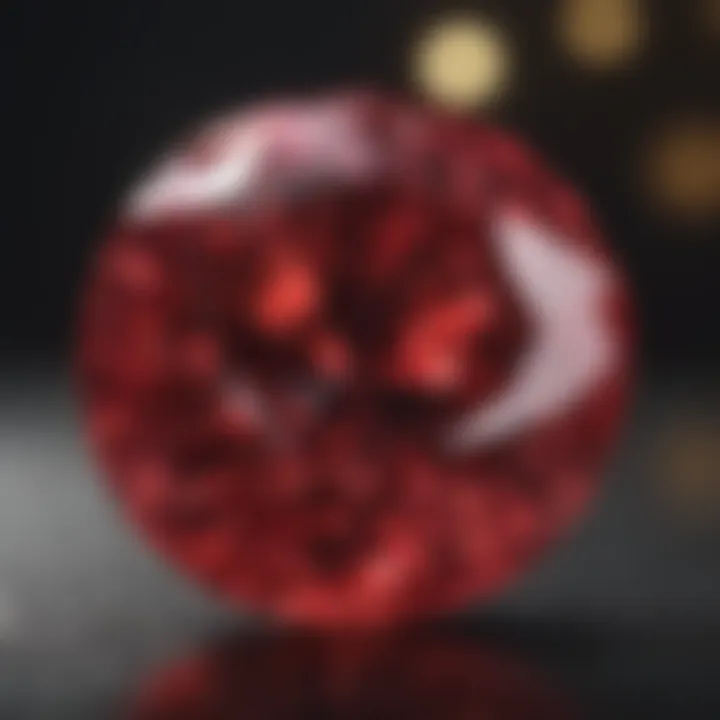 Aries Birthstone Color - Ruby Sparkling Essence