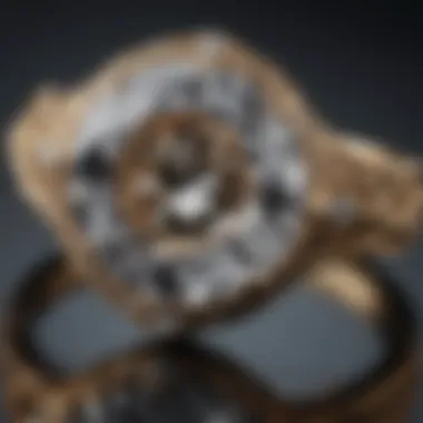 Skilled artisan crafting a custom diamond ring with intricate detail