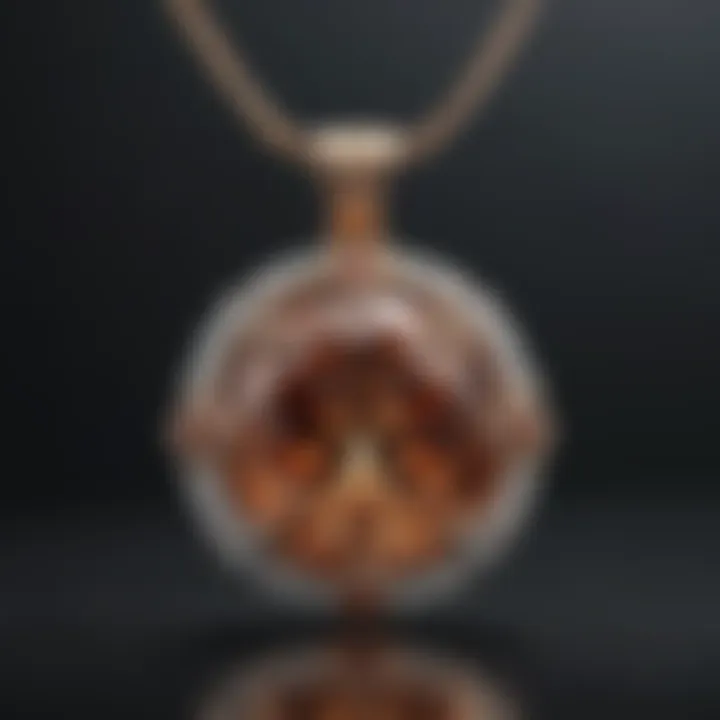 Artistic design of a dream-cut diamond pendant