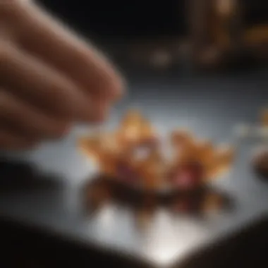 Artisanal Craftsmanship in Gemstone Enhancement Artistic Process of Gemstone Enhancement with Bow Die Cutters