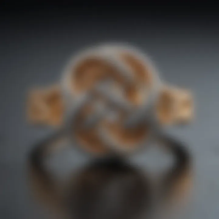 Artistic Infinity Knot Ring