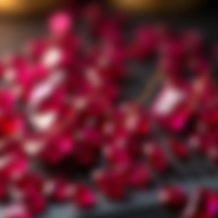 Market trends graph illustrating ruby price fluctuations