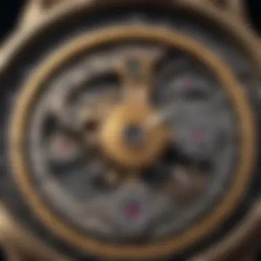 Close-up of rare watch mechanisms highlighting intricate details