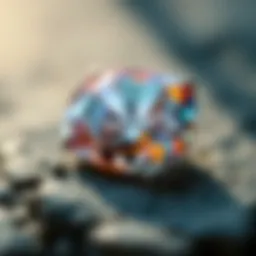 Close-up of a stunning gemstone