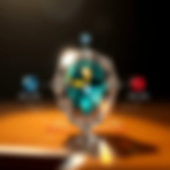 Diagram illustrating gemstone evaluation methods