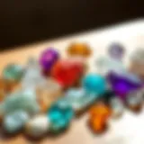 A beautiful array of birth crystals representing each month