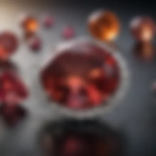 A stunning display of the birthstone for February, showcasing its unique color and clarity.