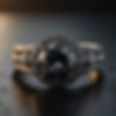 Black Diamond Ring Close-Up