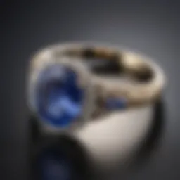 Gleaming Sapphire Ring