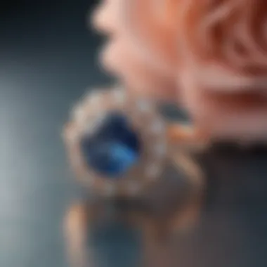 Rose Gold Elegance on Blue Nile Halo Ring Blue Nile Halo Engagement Ring Set in Rose Gold Band