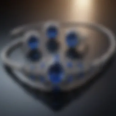 Elegant Blue Sapphire Jewelry Set Blue Sapphire Jewelry Collection