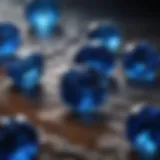 Radiant Blue Sapphires