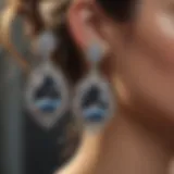 Exquisite Diamond Earrings in Unique Settings