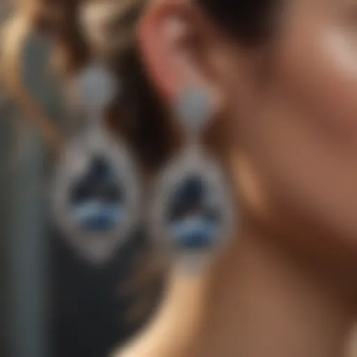 Exquisite Diamond Earrings in Unique Settings
