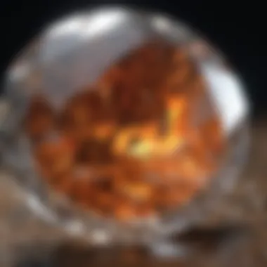 Intricate Inclusions Inside Flawless Diamond