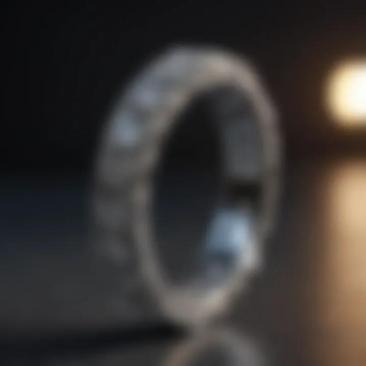 Symbolism behind a floating diamond eternity ring