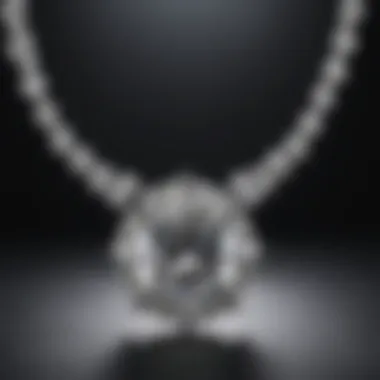 Elegant Moissanite Necklace Glowing with Elegance