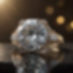 A mesmerizing moissanite ring with ethereal glow