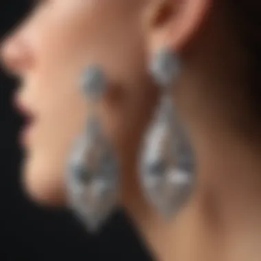 Opulent Marquise Diamond Earrings Luxurious Marquise Diamond Earrings