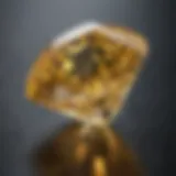 Radiant Glow of Yellow Synthetic Diamond