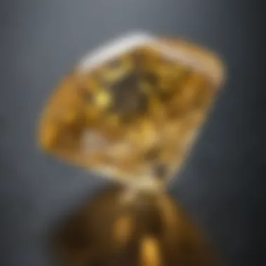 Radiant Glow of Yellow Synthetic Diamond