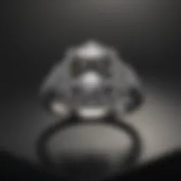 Exquisite Diamond Ring on Display