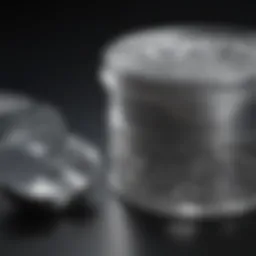Elegant silver cleaning solution in a sophisticated container
