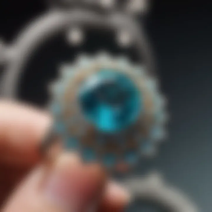 Captivating Rare Stone Engagement Ring with Paraiba Tourmaline