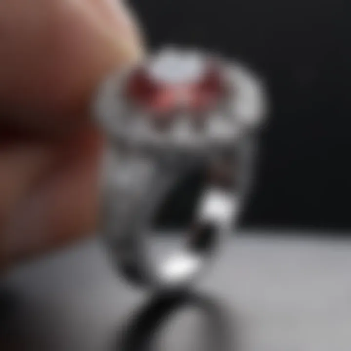 Channel setting process for diamond rings