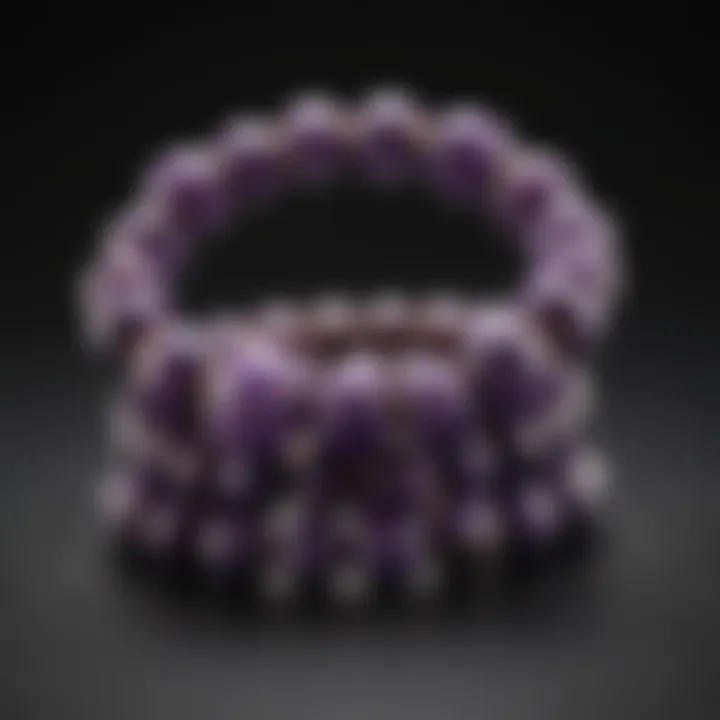 Charoite Bracelet Stack