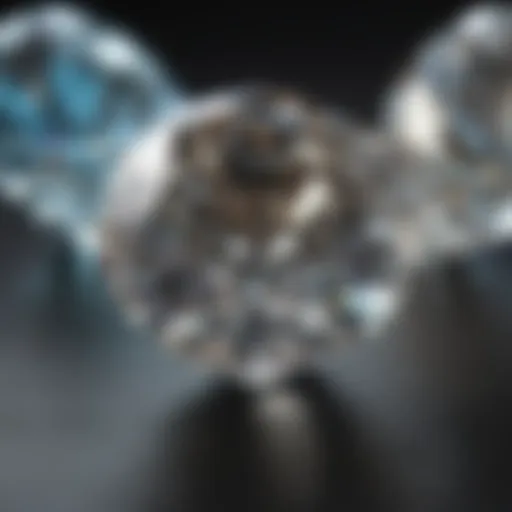Comparison of clarity diamonds and clarity gems showcasing their unique characteristics.