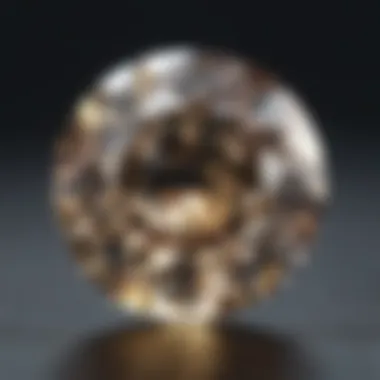 Visual representation of clarity grades in diamonds
