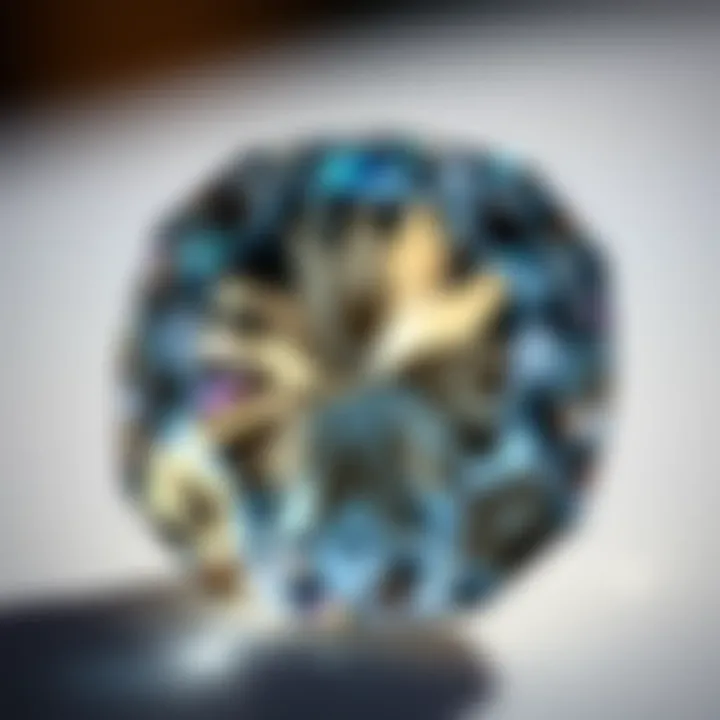 Impact of Clarity on Gemstone Beauty A beautifully cut gemstone demonstrating the impact of clarity on appearance