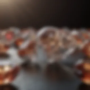 Clarity Levels: Beauty and Brilliance Explained Visual representation of clarity levels in diamonds and gems highlighting their beauty.