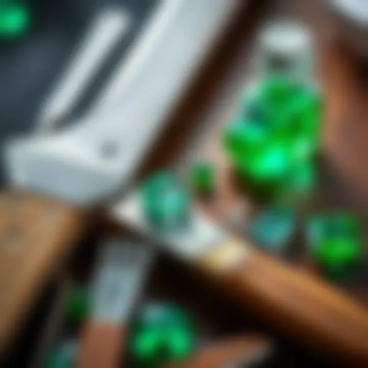 Tools and materials for cleaning gemstones effectively