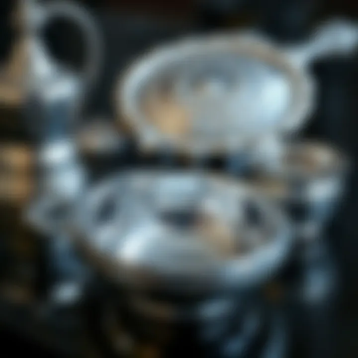 Polished Silver Items Polished silver items showcasing their shine