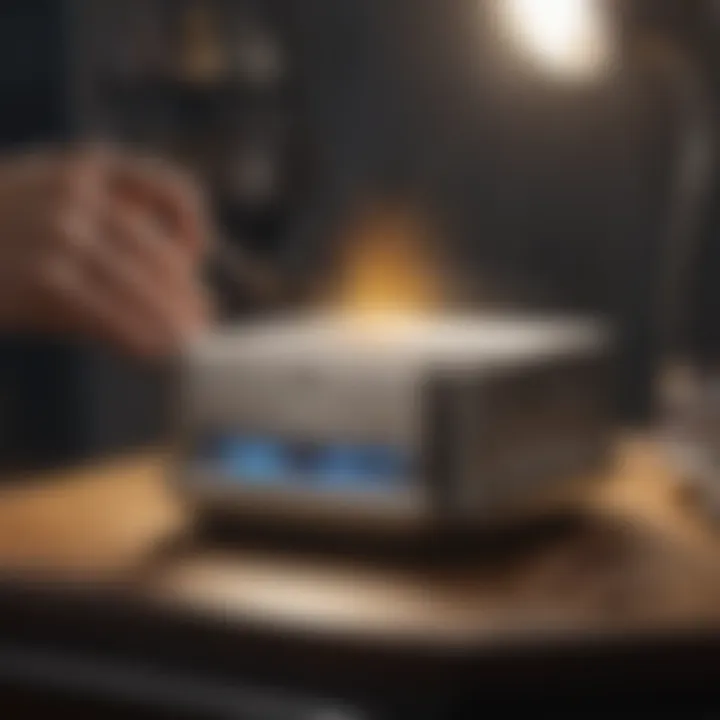 Ultrasonic Jewelry Cleaner in Action
