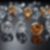 Comparison of Round and Princess Cut Diamonds