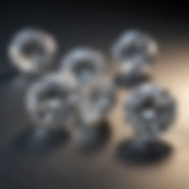 Comparative analysis of VVS clarity vs. lower clarity Moissanite stones