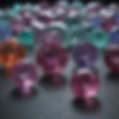Gemstone Color Variation Study Comparing color-changing properties of alexandrite samples