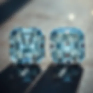 Side-by-side comparison of Asscher and Cushion cut diamonds